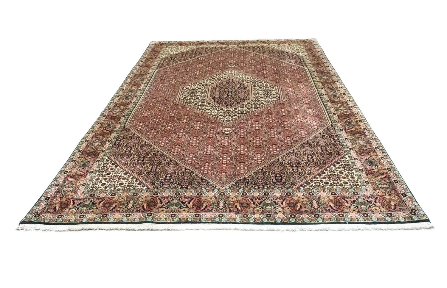 Tapis persan - Bidjar - 300 x 200 cm - rouge