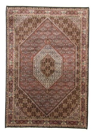 Perzisch tapijt - Bijar - 295 x 203 cm - rood