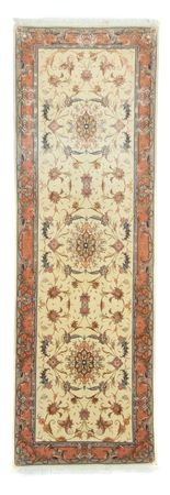 Løper Persisk teppe - Tabriz - 294 x 83 cm - beige