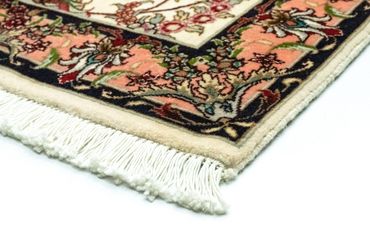 Løper Persisk teppe - Tabriz - 322 x 87 cm - beige