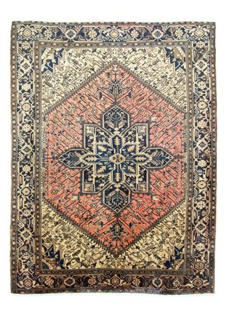 Tapis persan - Nomadic - 285 x 215 cm - rouge