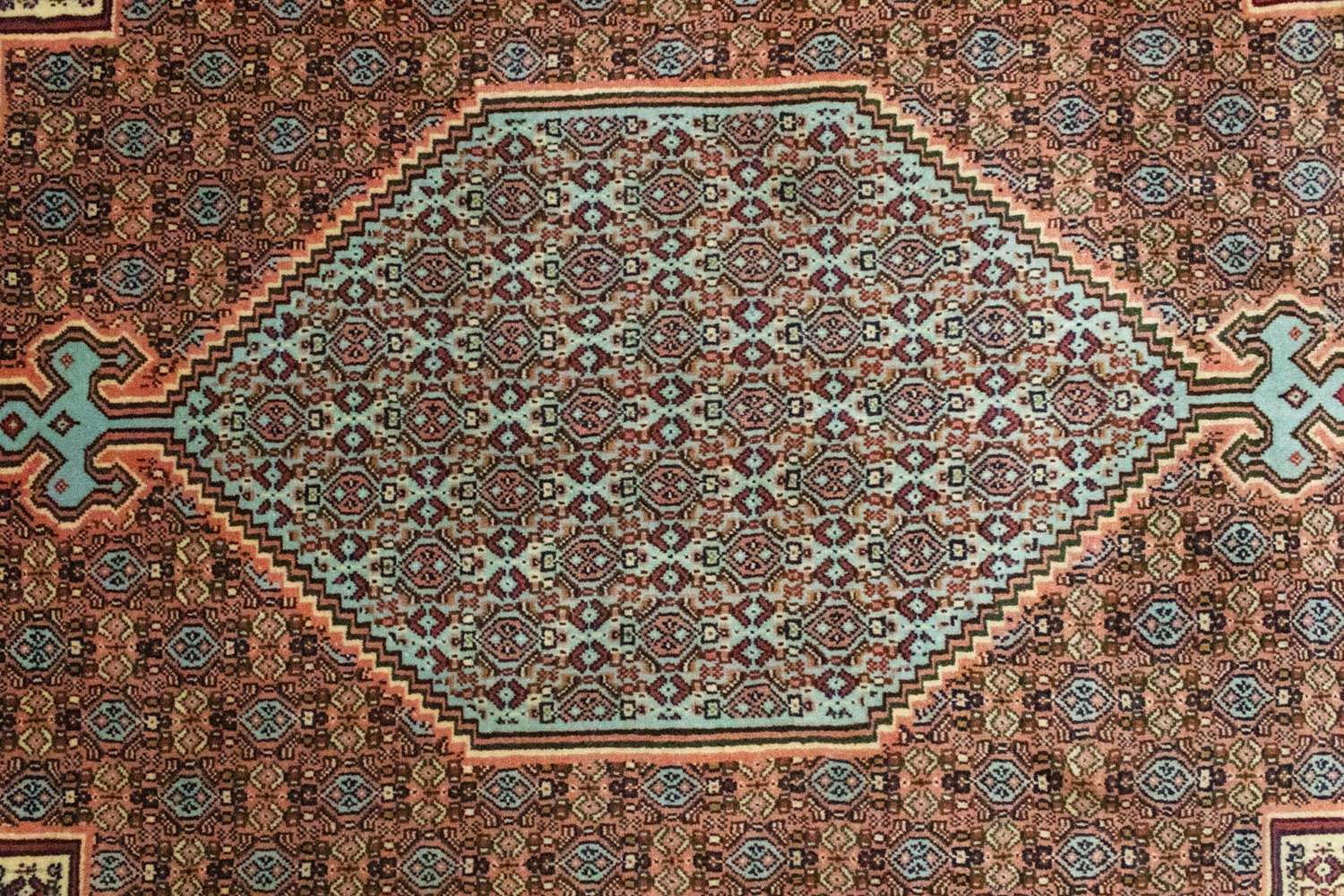 Alfombra persa - Clásica - 307 x 202 cm - azul