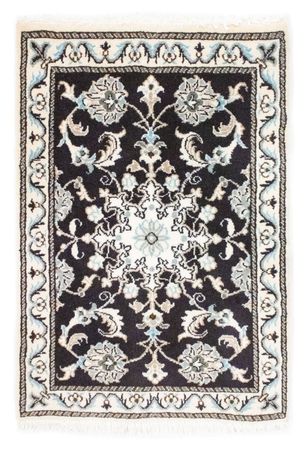 Alfombra persa - Nain - 84 x 58 cm - azul oscuro