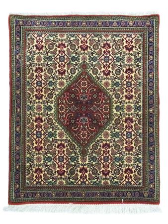 Persisk matta - Bijar - 89 x 72 cm - beige