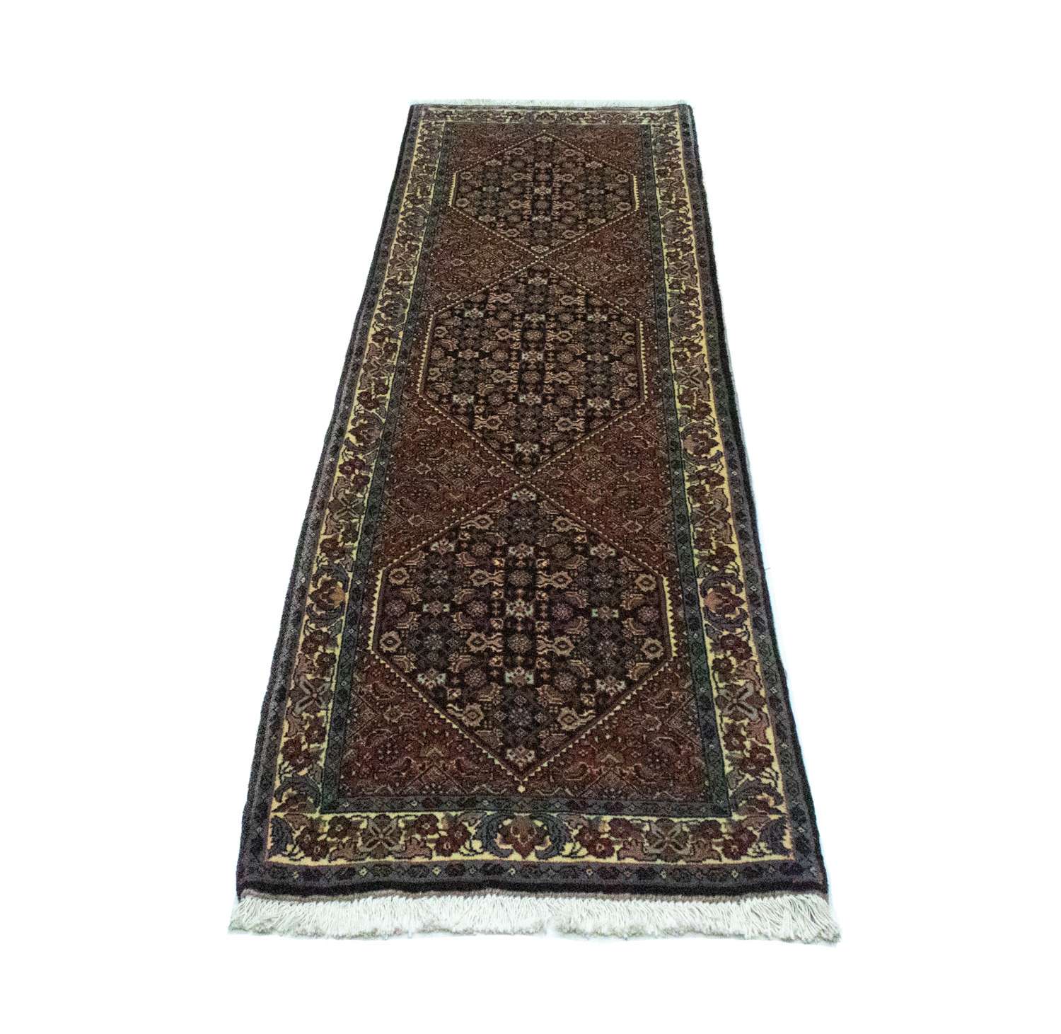 Runner Perský koberec - Bijar - 187 x 56 cm - červená