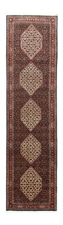 Loper Perzisch tapijt - Bijar - 327 x 83 cm - zwart