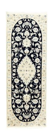 Runner Perser Rug - Nain - 203 x 70 cm - dark blue