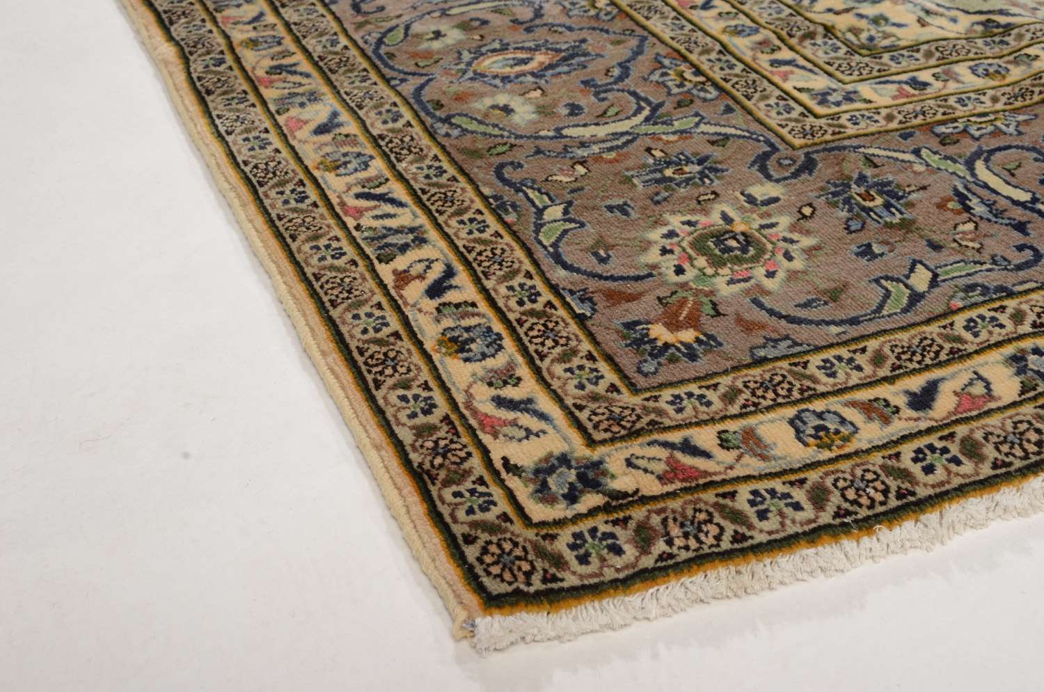 Perzisch tapijt - Keshan - 341 x 237 cm - beige