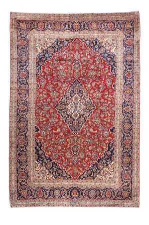 Tappeto Persero - Keshan - 374 x 251 cm - rosso