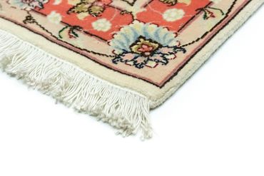 Tapis de couloir Tapis persan - Tabriz - Royal - 210 x 80 cm - beige