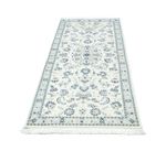 Tapis de couloir Tapis persan - Nain - 194 x 79 cm - blanc naturel