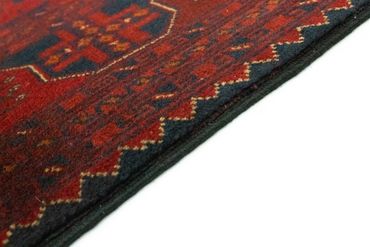 Tapis afghan - Kunduz - 147 x 100 cm - rouge