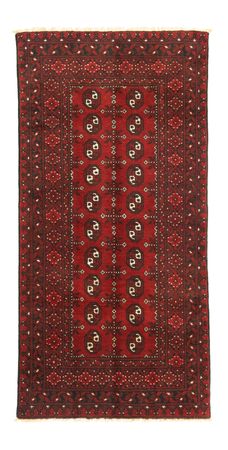 Afghansk teppe - Filpa - 195 x 96 cm - rød