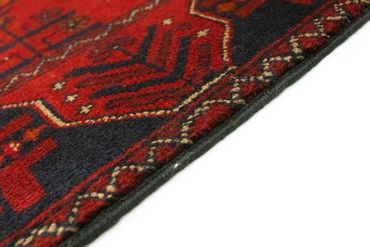 Tapis afghan - Kunduz - 125 x 83 cm - rouge