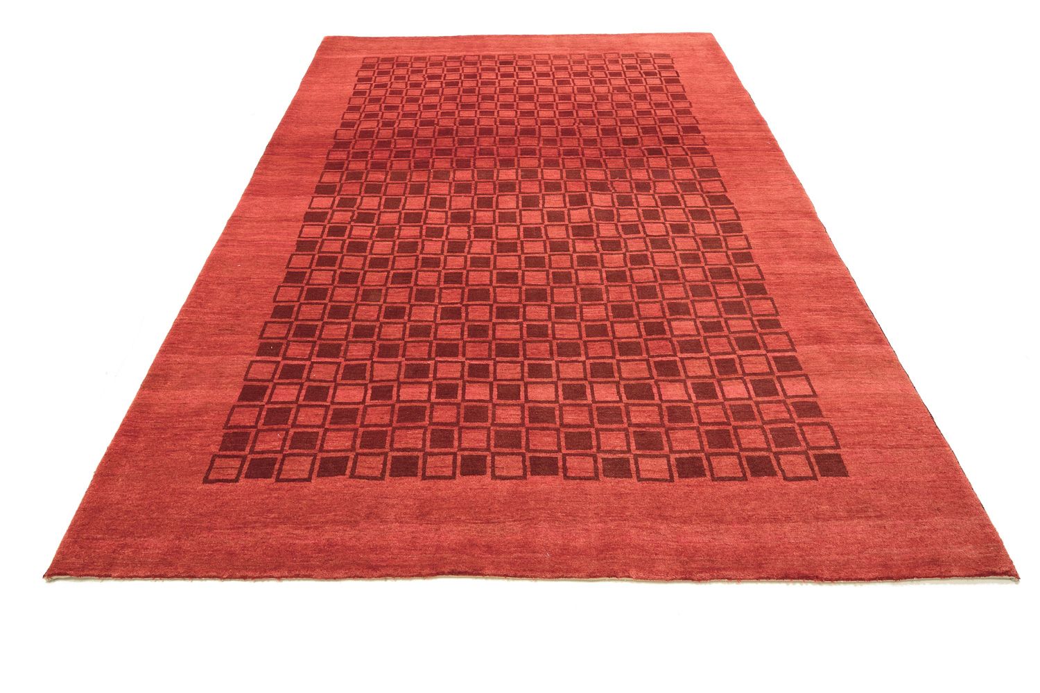 Alfombra Gabbeh - Loribaft Persa - 298 x 204 cm - rojo