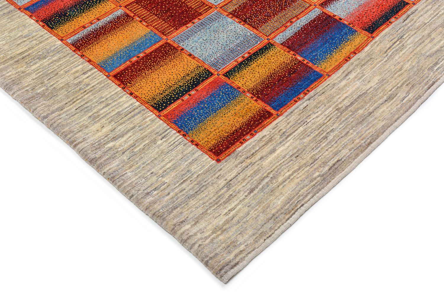 Gabbeh Koberec - Loribaft Perský - 253 x 175 cm - vícebarevné