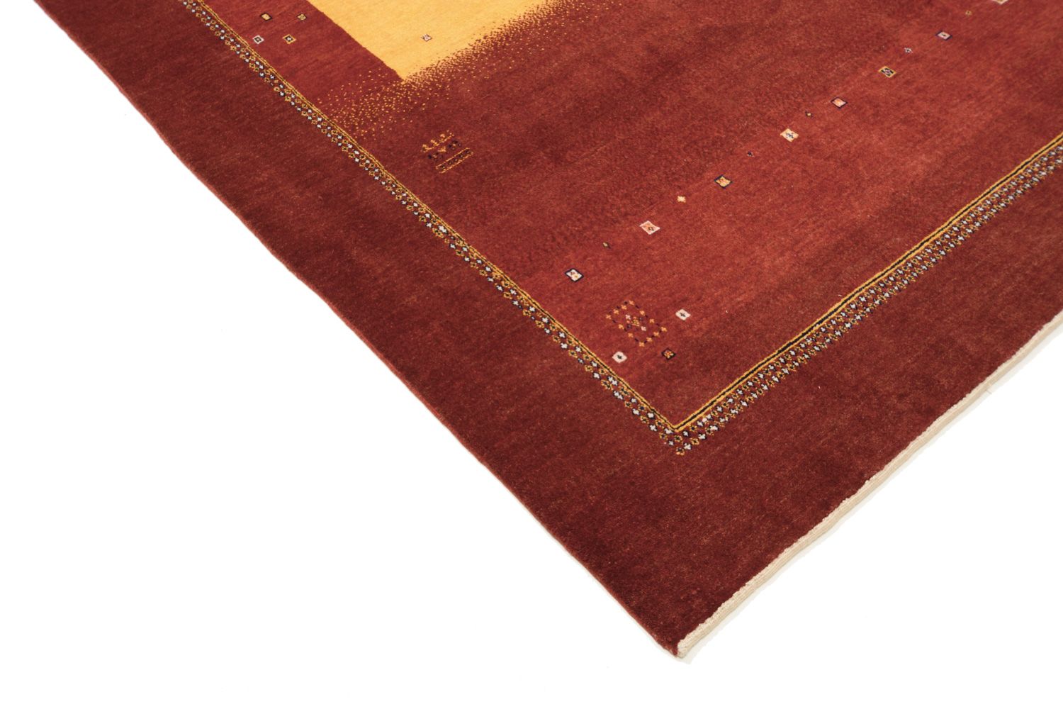 Alfombra Gabbeh - Loribaft Persa - 301 x 207 cm - rojo