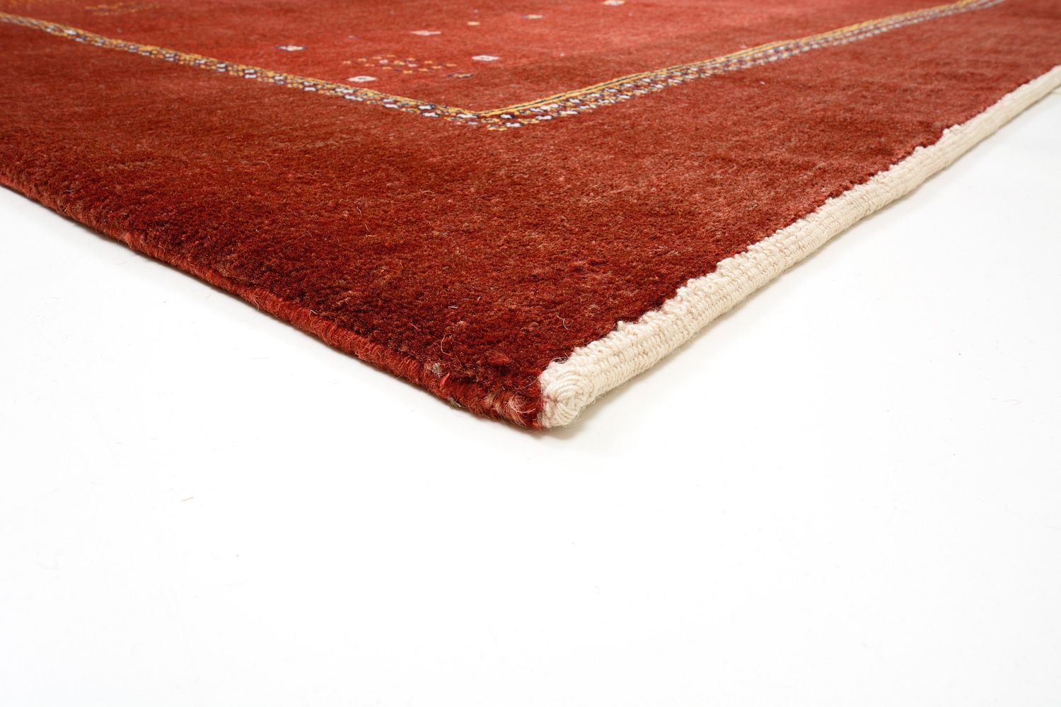 Alfombra Gabbeh - Loribaft Persa - 301 x 207 cm - rojo