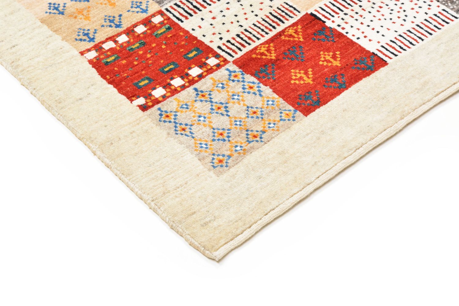 Alfombra Gabbeh - Loribaft Persa - 169 x 105 cm - multicolor