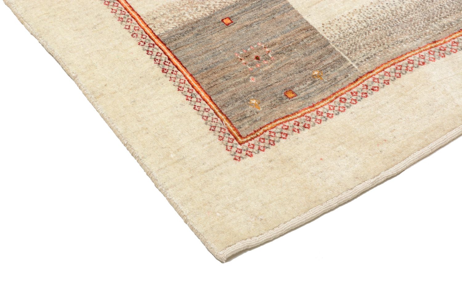 Gabbeh teppe - Loribaft persisk teppe - 200 x 149 cm - lysebrun