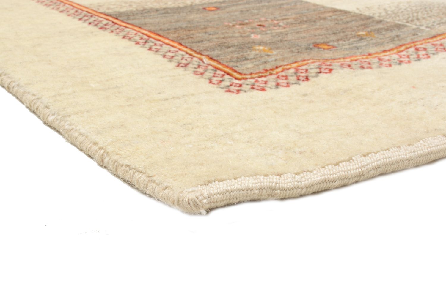 Gabbeh teppe - Loribaft persisk teppe - 200 x 149 cm - lysebrun