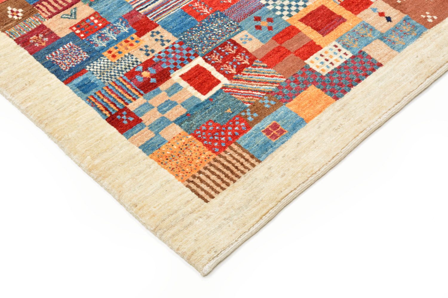 Gabbeh teppe - Loribaft persisk teppe - 147 x 107 cm - flerfarget