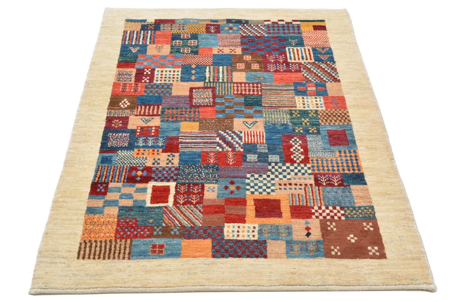 Gabbeh teppe - Loribaft persisk teppe - 147 x 107 cm - flerfarget