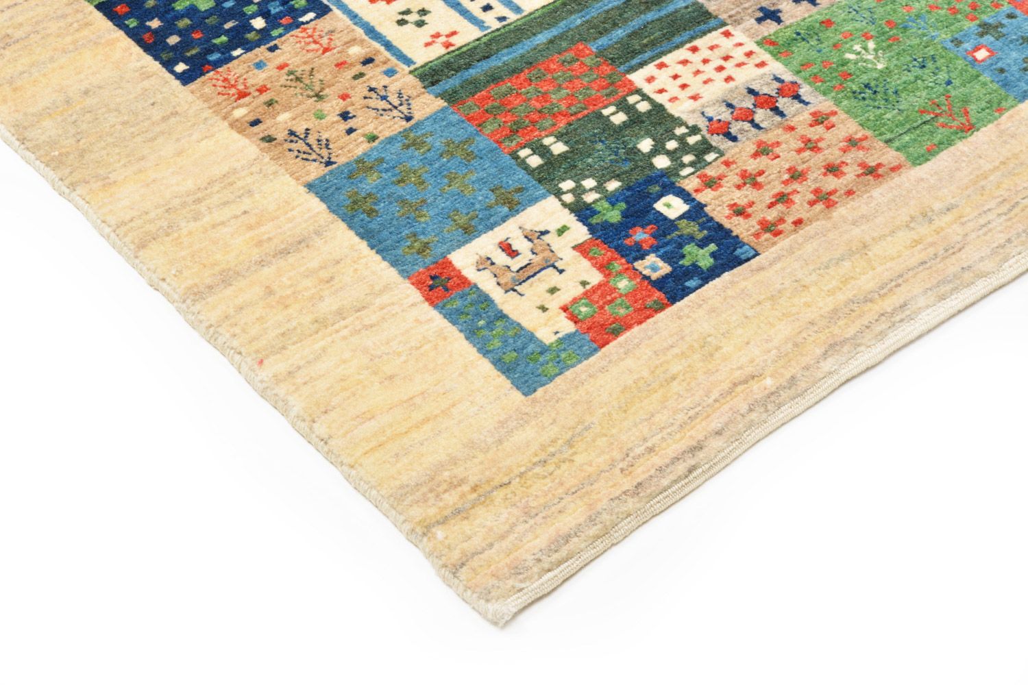 Alfombra Gabbeh - Loribaft Persa - 149 x 111 cm - multicolor