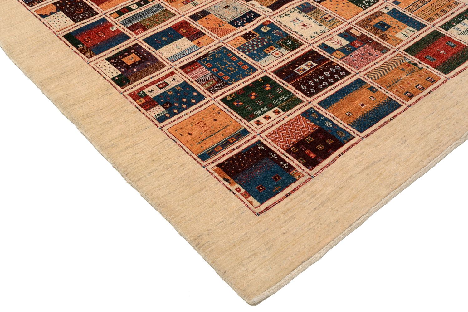 Gabbeh Koberec - Loribaft Perský - 248 x 182 cm - vícebarevné