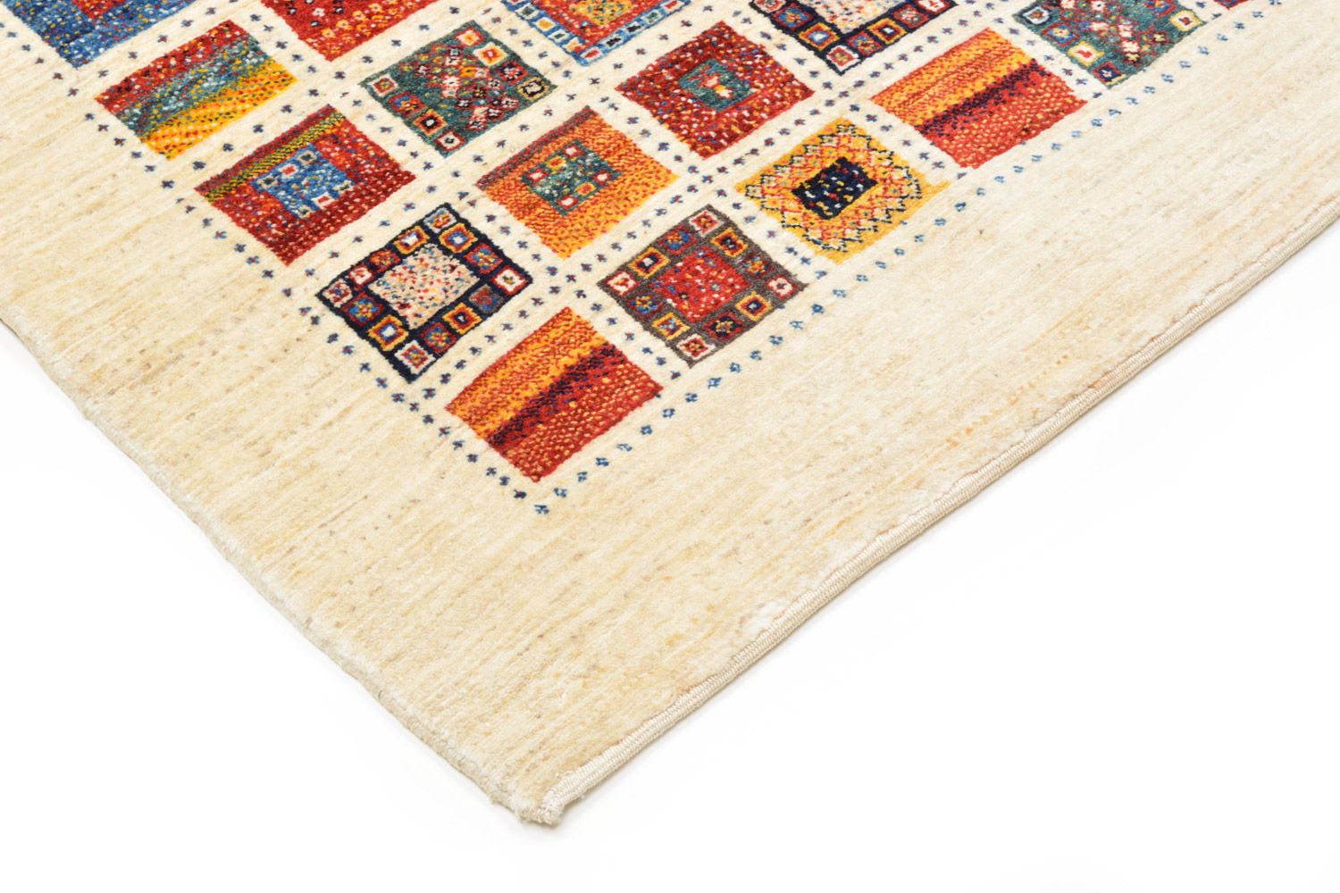 Gabbeh Koberec - Loribaft Perský - 171 x 121 cm - barevné