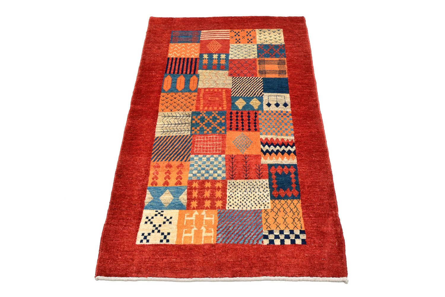 Gabbeh teppe - Loribaft persisk teppe - 145 x 83 cm - rød