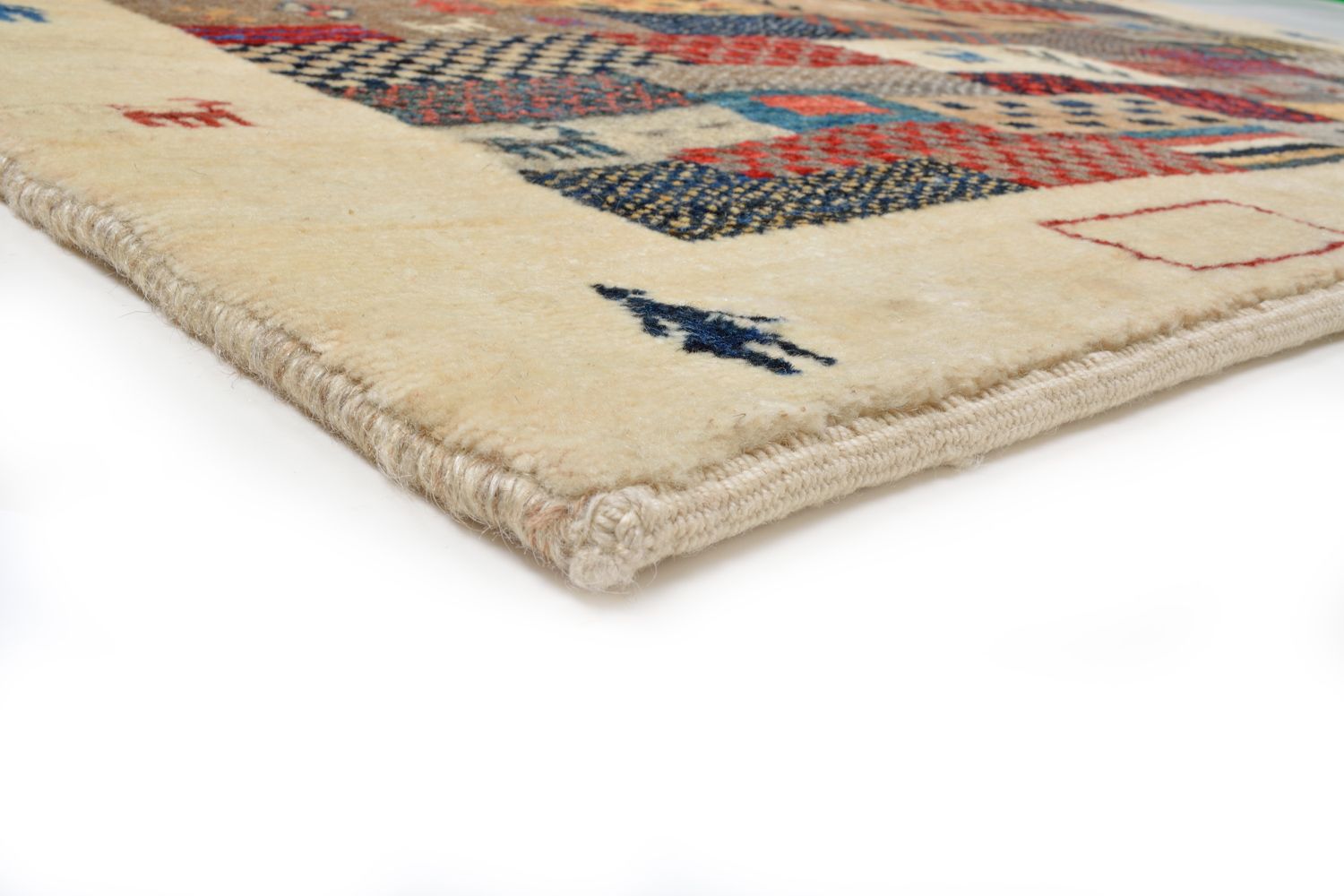 Gabbeh Koberec - Loribaft Perský - 154 x 103 cm - vícebarevné