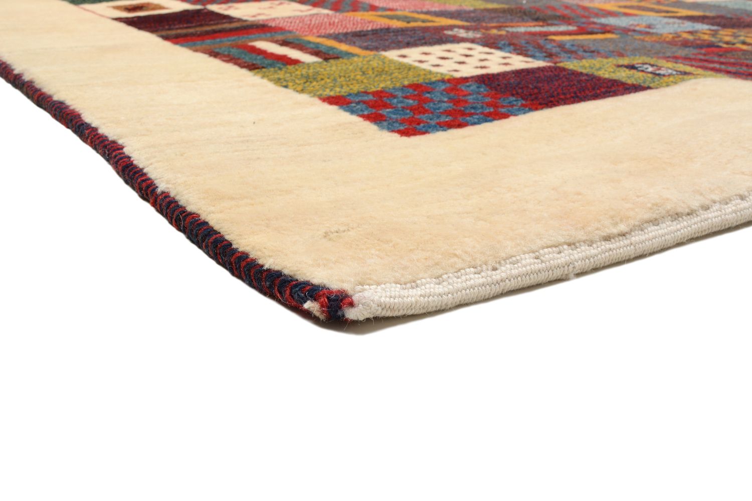 Gabbeh Koberec - Loribaft Perský - 201 x 125 cm - vícebarevné