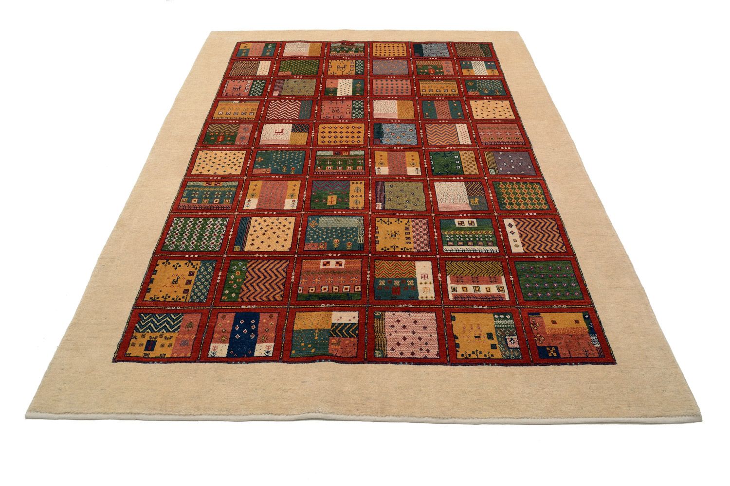 Gabbeh teppe - Loribaft persisk teppe - 250 x 172 cm - flerfarget