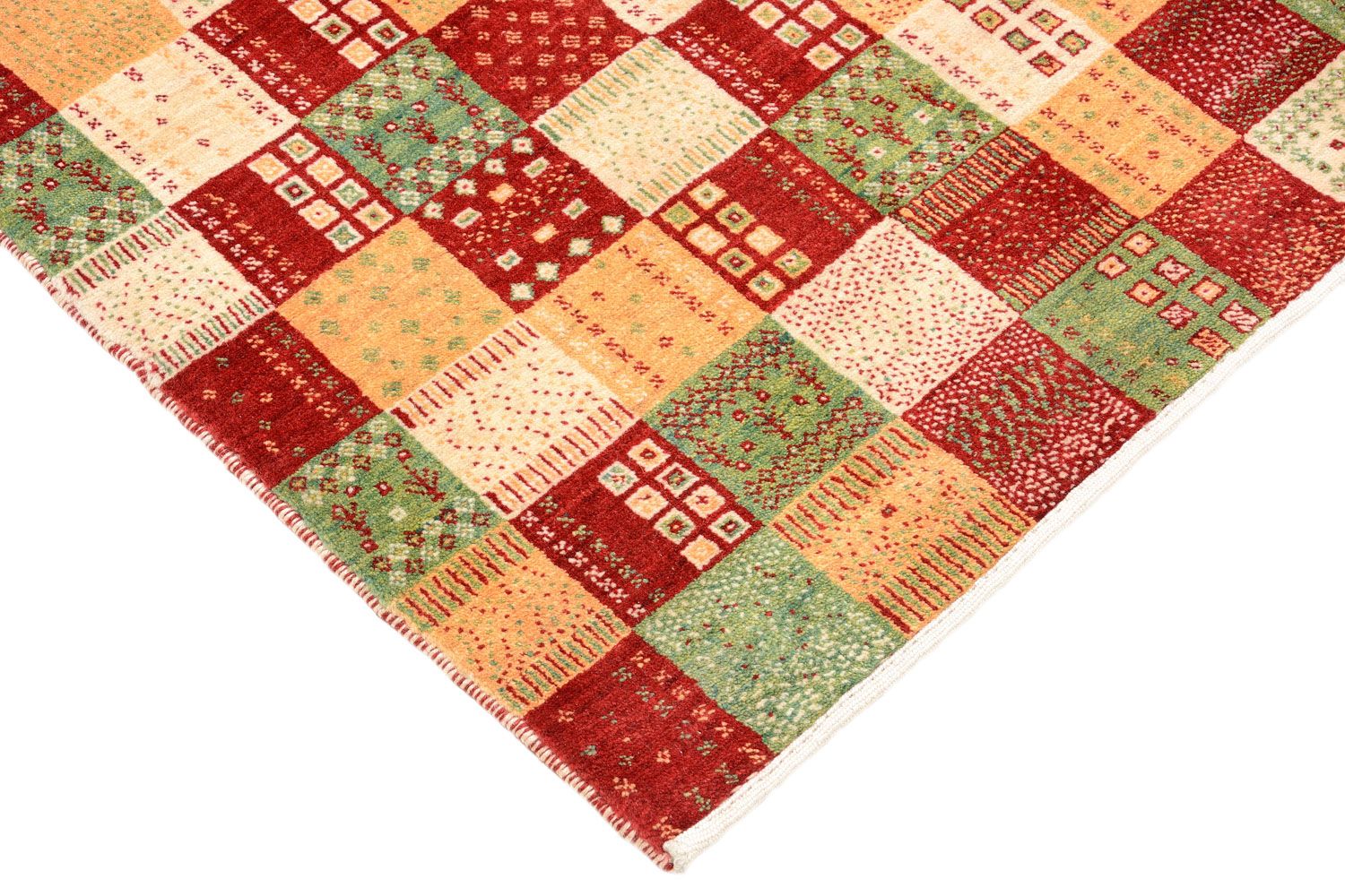 Gabbeh teppe - Loribaft persisk teppe - 127 x 84 cm - flerfarget