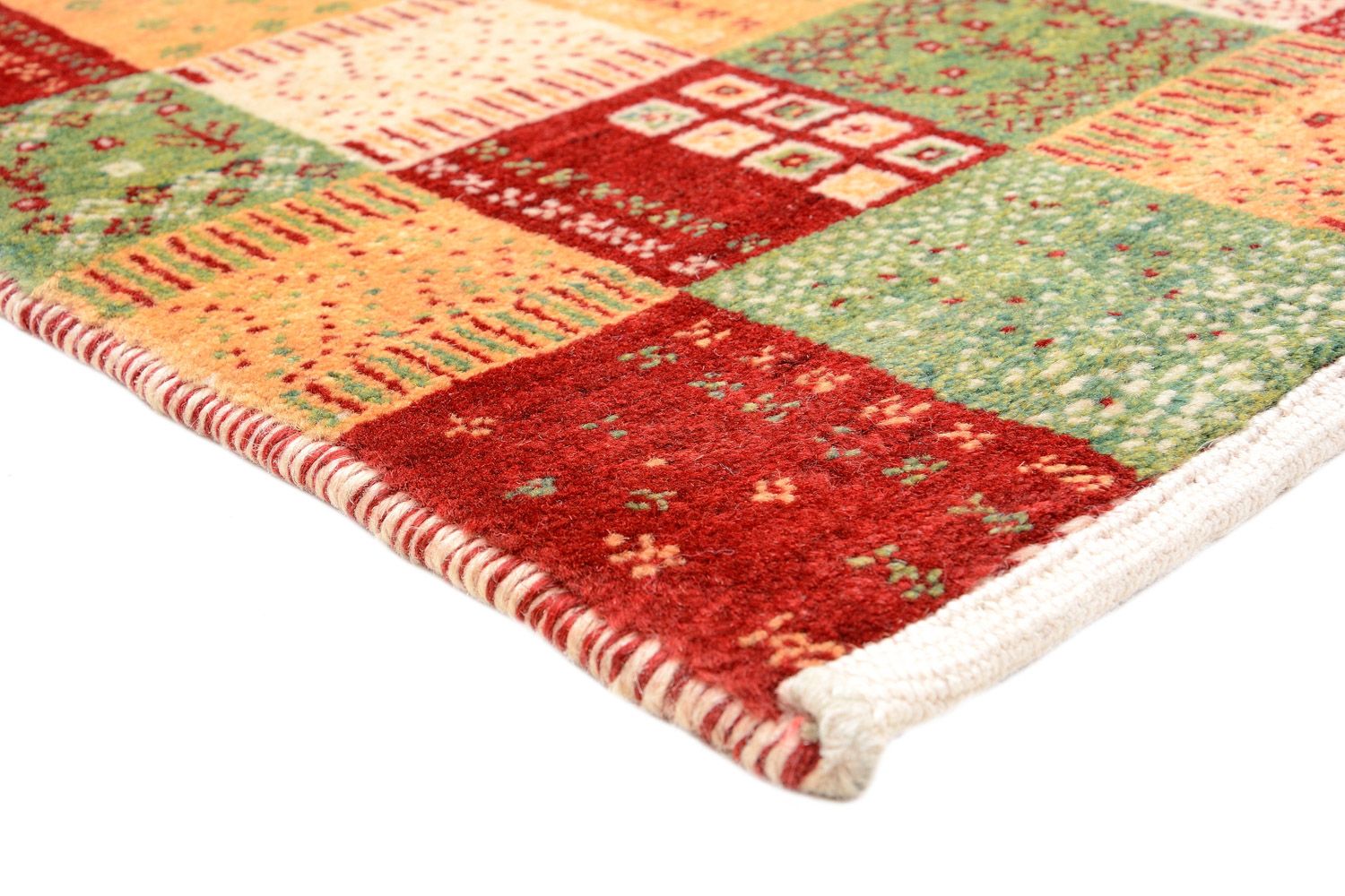 Gabbeh teppe - Loribaft persisk teppe - 127 x 84 cm - flerfarget