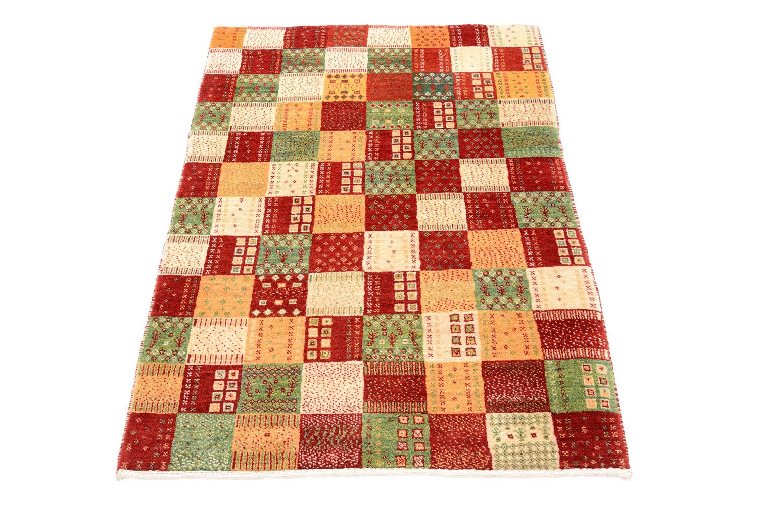 Gabbeh teppe - Loribaft persisk teppe - 127 x 84 cm - flerfarget