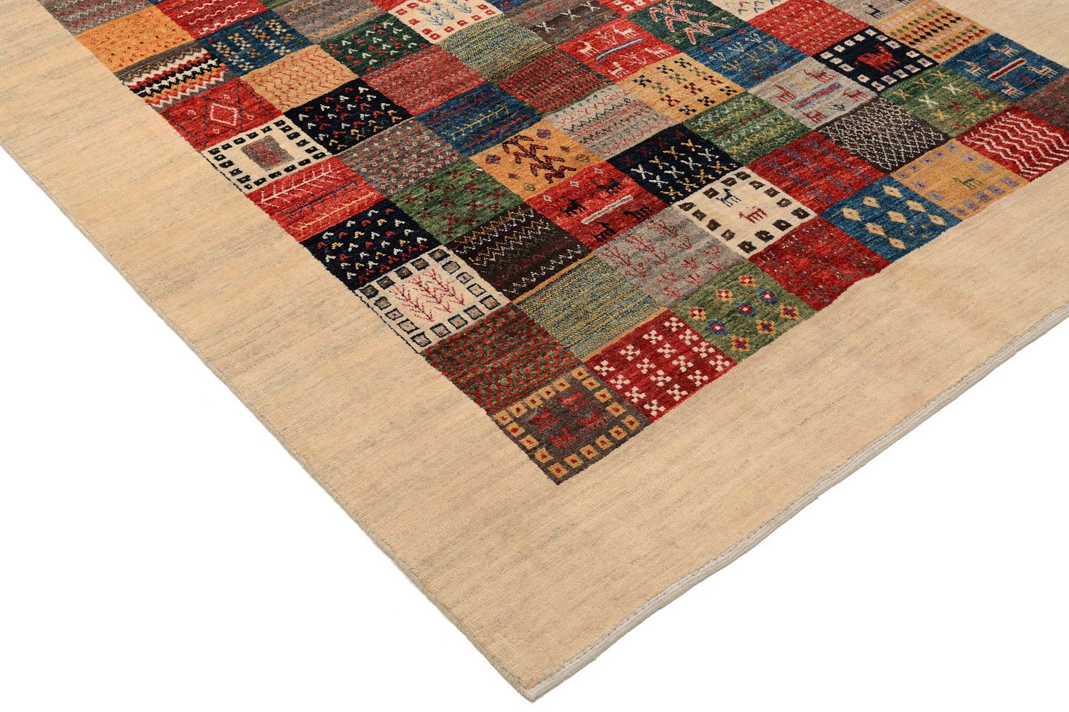 Gabbeh teppe - Loribaft persisk teppe - 265 x 175 cm - flerfarget