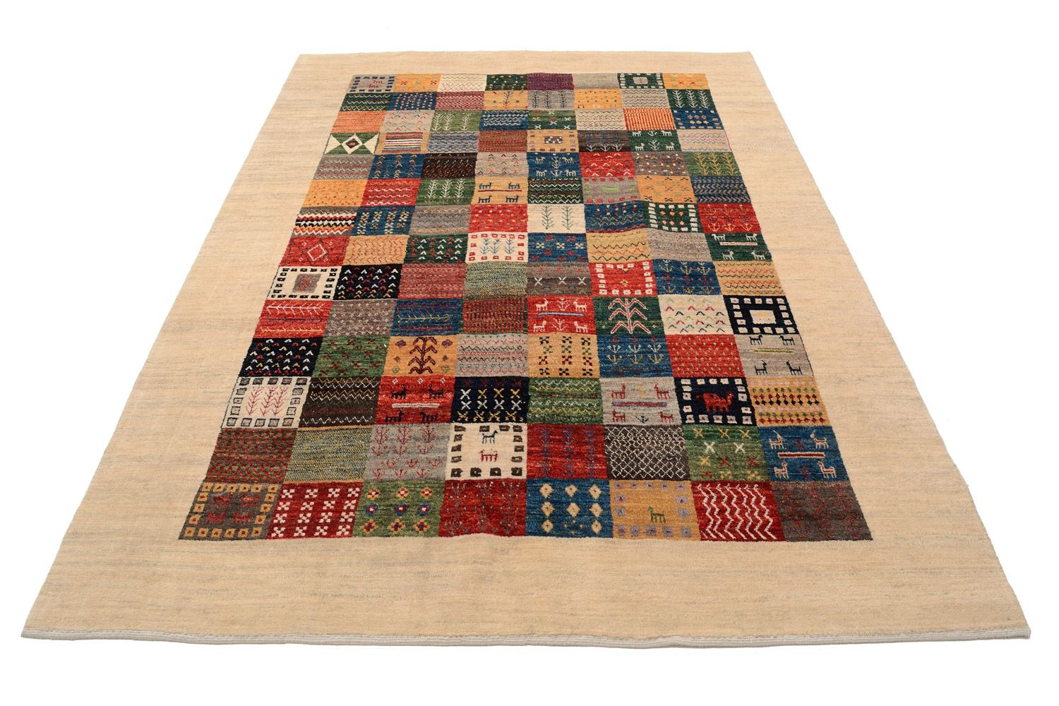 Gabbeh teppe - Loribaft persisk teppe - 265 x 175 cm - flerfarget