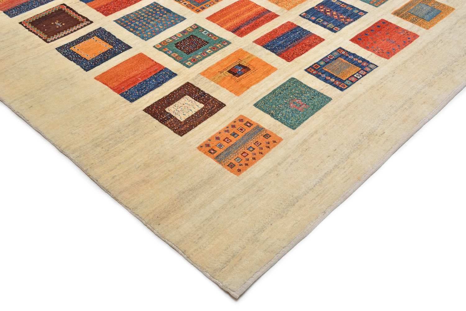 Gabbeh teppe - Loribaft persisk teppe - 267 x 189 cm - flerfarget