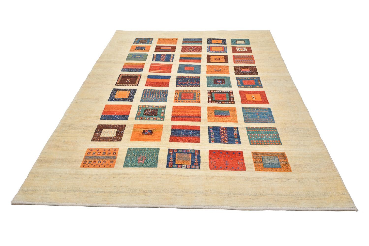 Gabbeh teppe - Loribaft persisk teppe - 267 x 189 cm - flerfarget