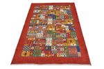 Gabbeh Koberec - Loribaft Perský - 176 x 111 cm - červená