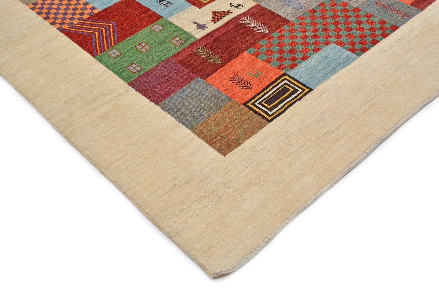 Gabbeh teppe - Loribaft persisk teppe - 322 x 209 cm - flerfarget