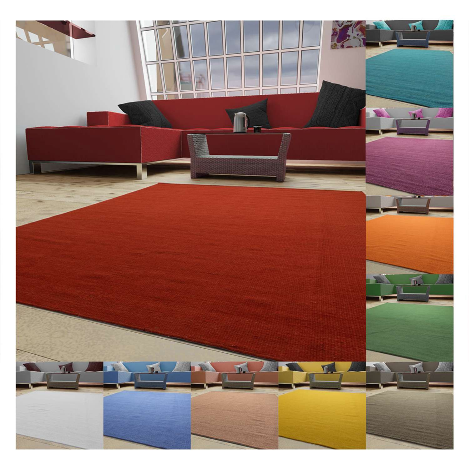 Tapis Kelim - Tendance - Fancy - rectangle