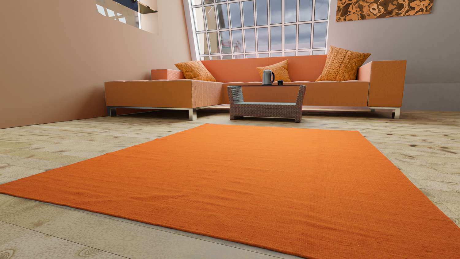 Kelim tapijt - Trendy - Fancy - rechthoekig
