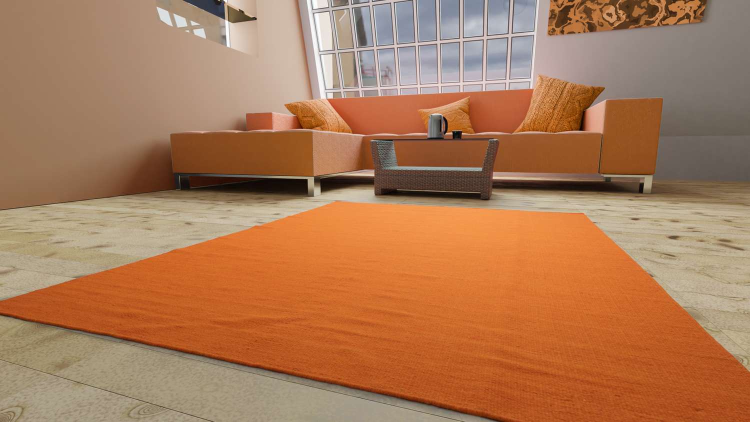 Tapis Kelim - Tendance - Fancy - rectangle