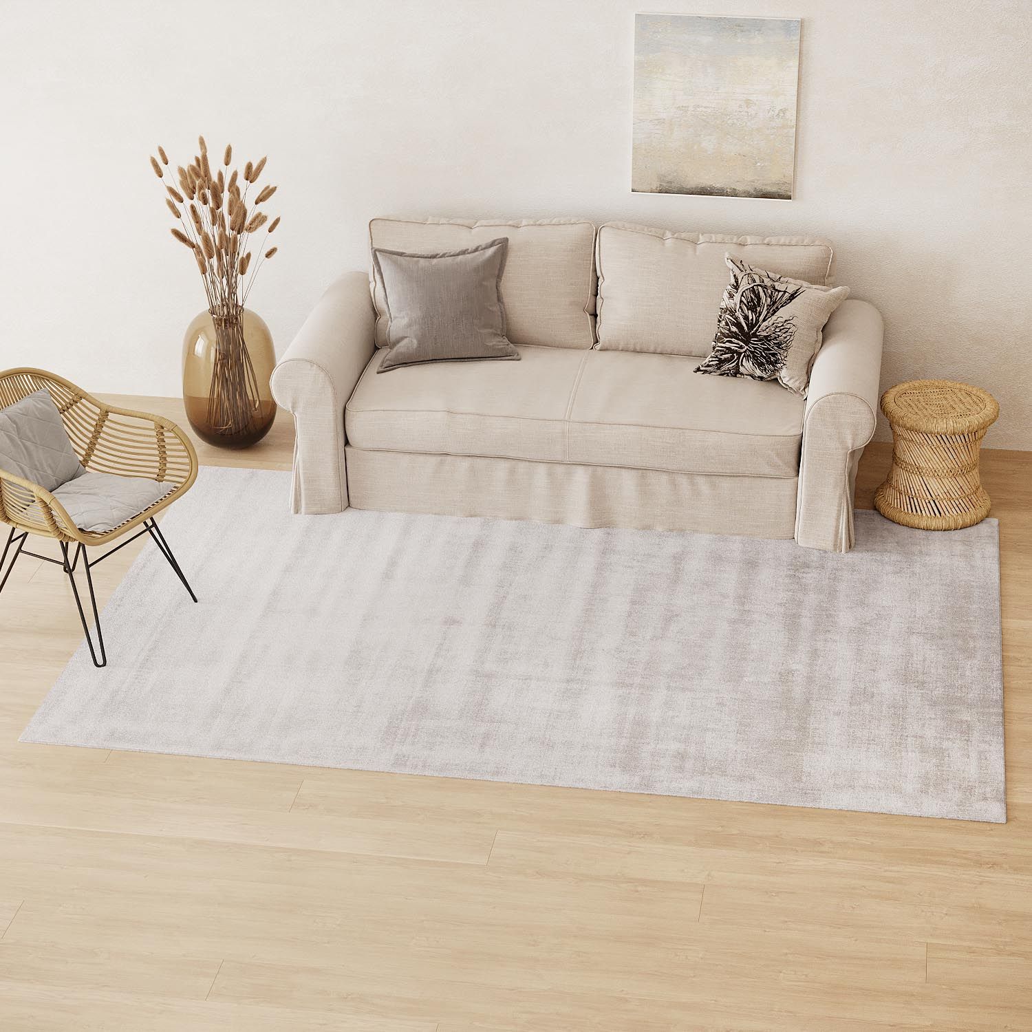 Tapis en viscose - Chester - rectangle