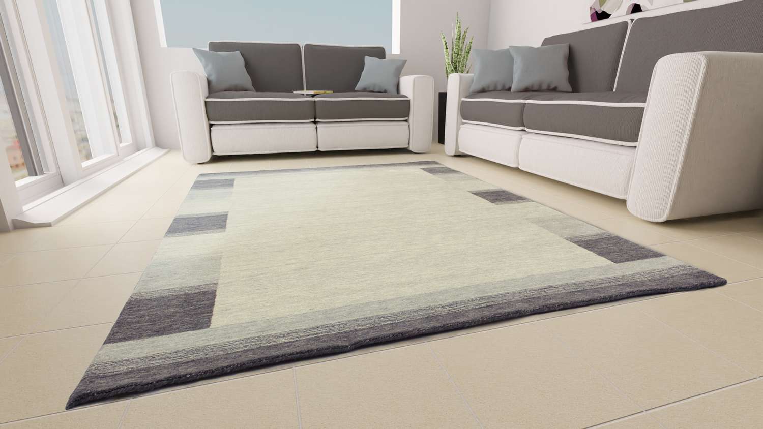 Tapis Gabbeh - Indus - Luxo - rectangle