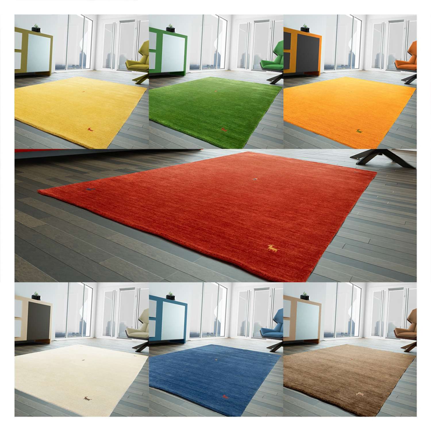 Tapis Gabbeh - Indus - Sahara - rectangle