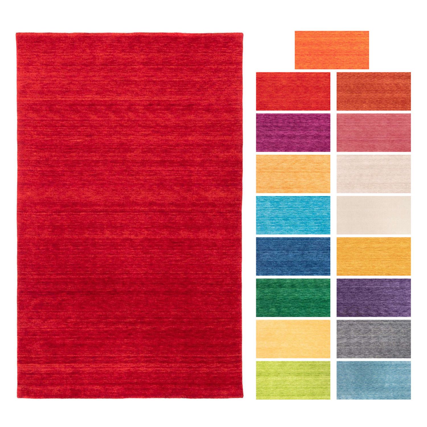 Tapis Gabbeh - Softy - Erased - Uni - rectangle